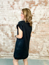 Larah Textured Cap Sleeve Dress