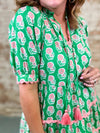 THML Michelle Flower Print Dress