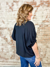 Alexa Leopard Trim Top
