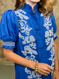 Cathie Embroidered Dress