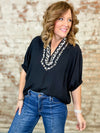 Alexa Leopard Trim Top
