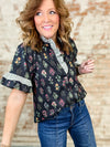 Carrie Ruffle Top