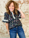 Carrie Ruffle Top