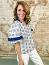 Gwen Embroidered Eyelet Top