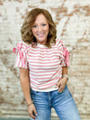 Lenora Lace up Detail Top