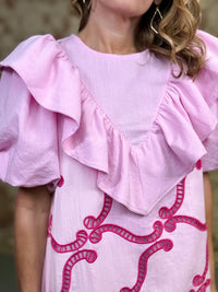 Jovanna Ruffle Dress