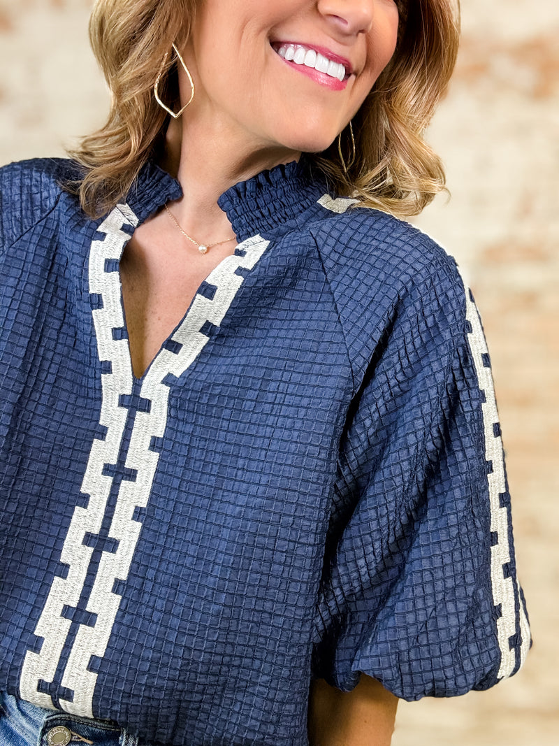 THML Parker Embroidered Top