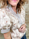 LouAnn Floral Print Top