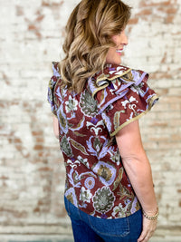 Jenna Tiered Sleeve Top