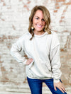 Indie Textured Ponti Pullover