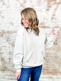 Indie Textured Ponti Pullover