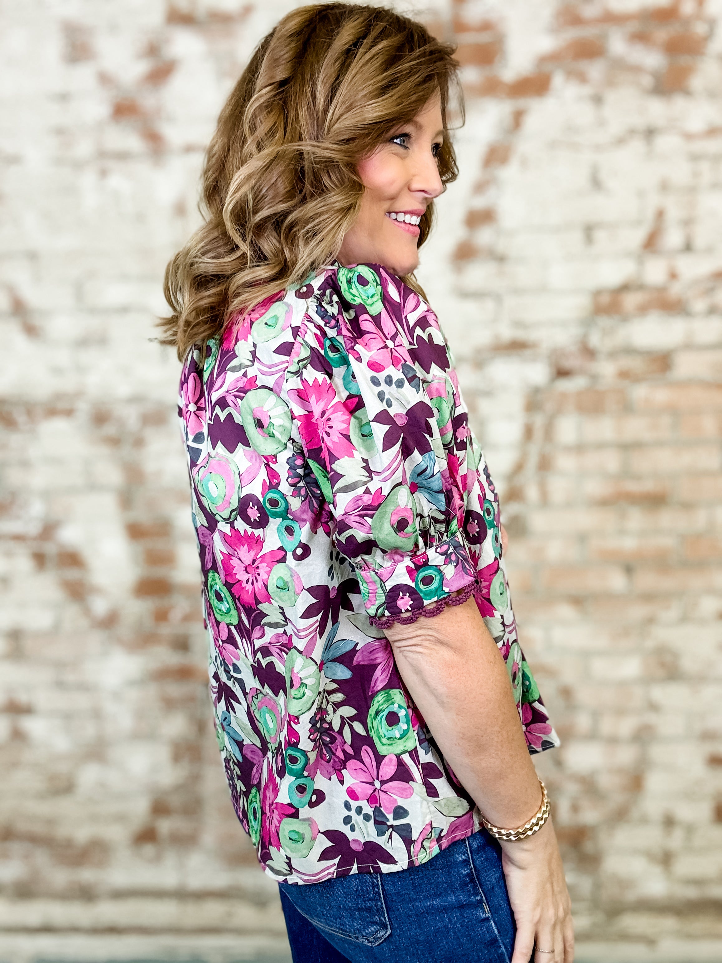 Debra Scallop Top