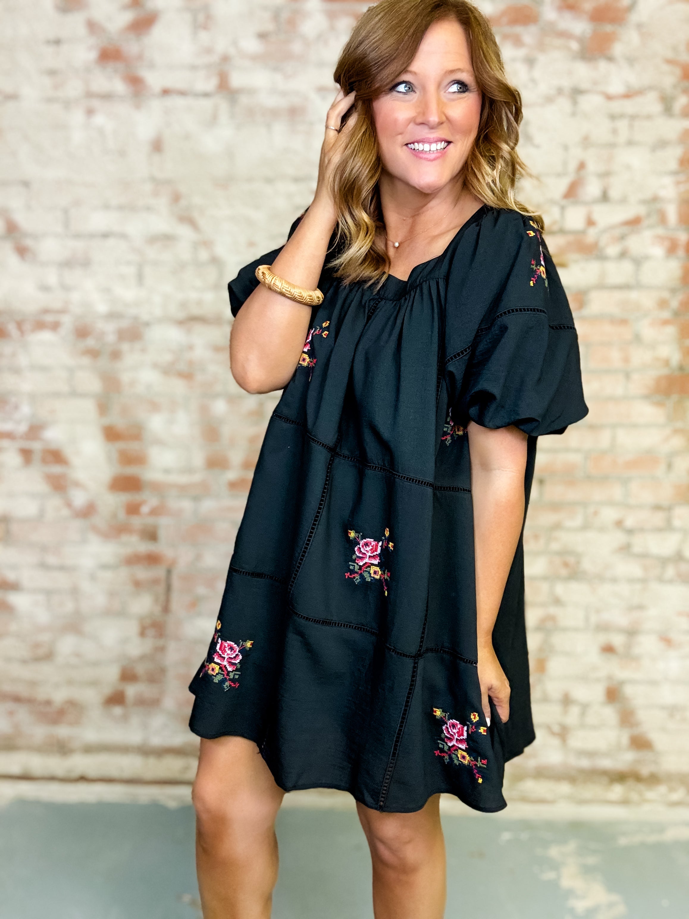 Brody Embroidered Dress