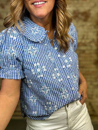 Ivy Jane Ditsy Gingham Top