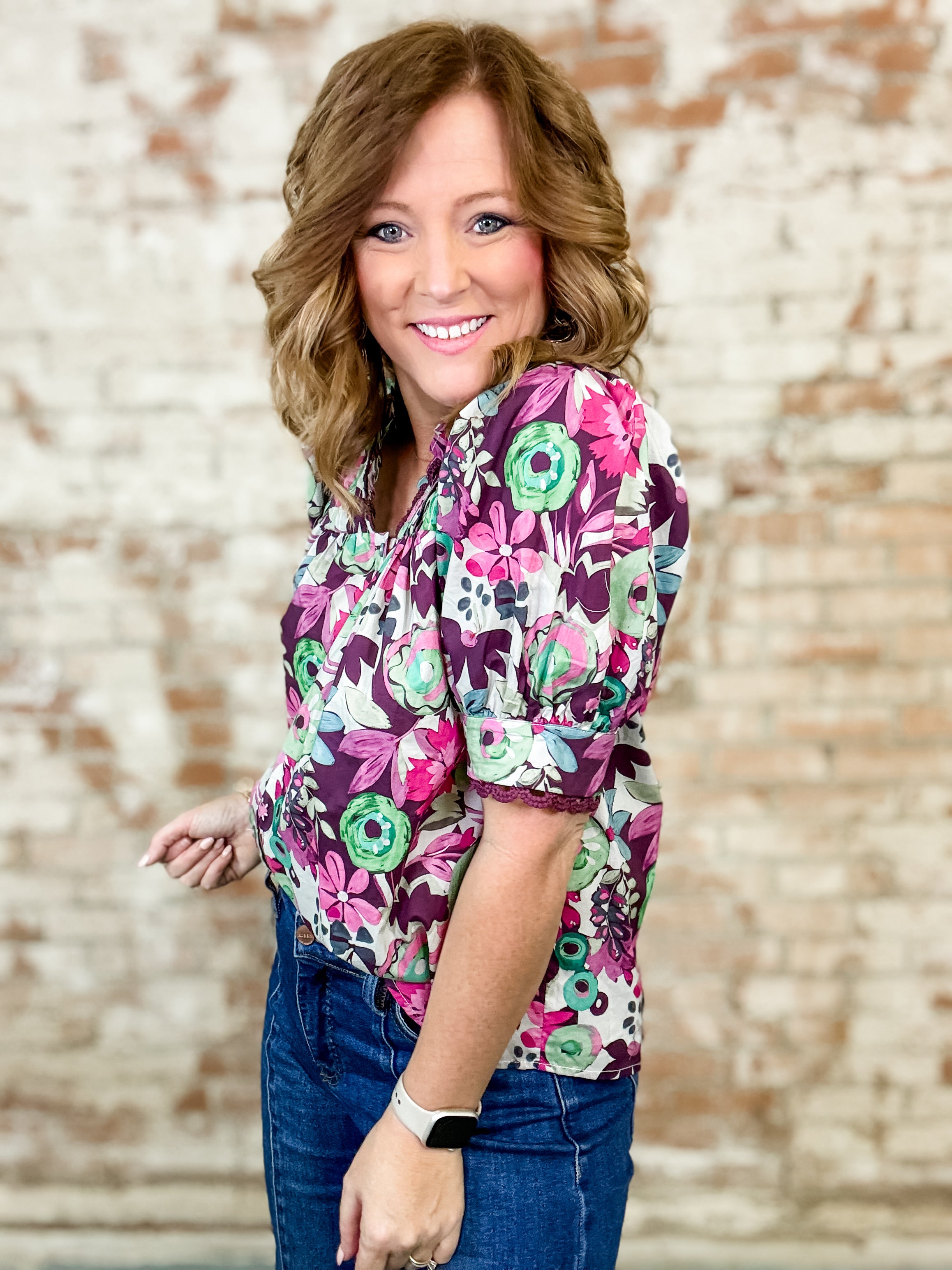 Debra Scallop Top