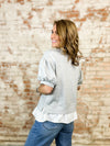 Melissa Ruffled Hem Top