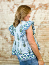 THML Sherry Mixed Print Top