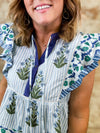 THML Sherry Mixed Print Top