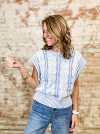 Hatley Cable Knit Sleeveless Top
