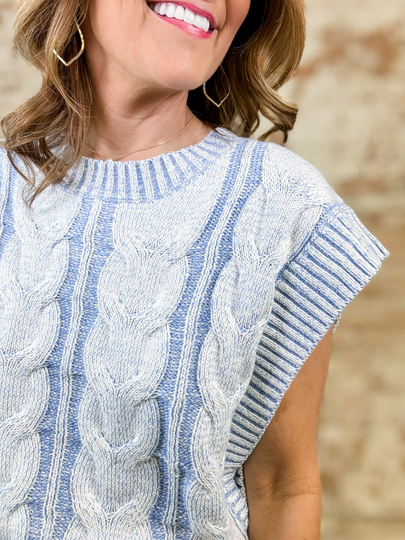 Hatley Cable Knit Sleeveless Top