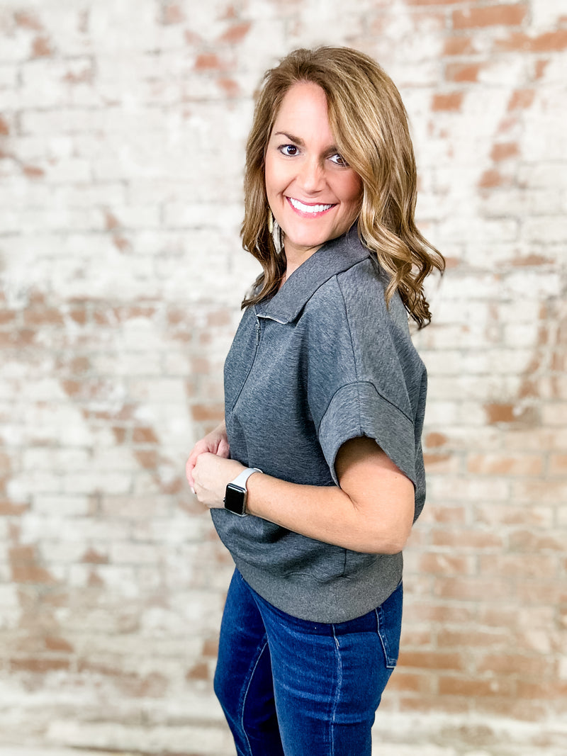 Cece Half Zip Top