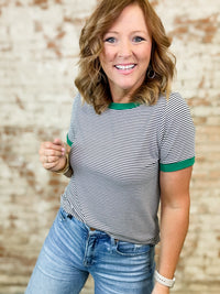 Angie Stripe Top