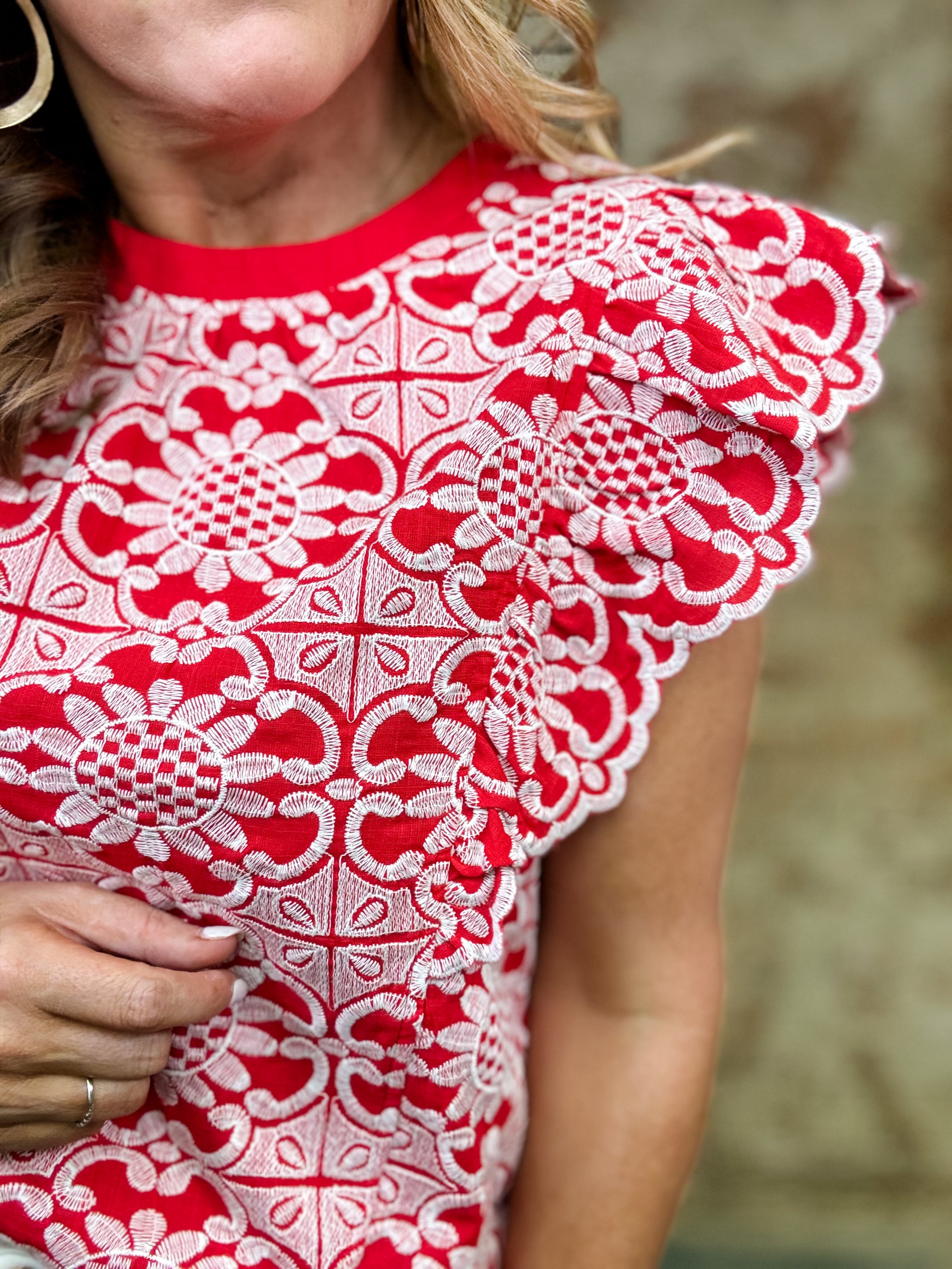 Nelly Embroidered Top