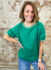 Jamie Trimmed Terry Top