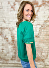 Jamie Trimmed Terry Top