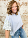 Sherri Stripe + Floral Top