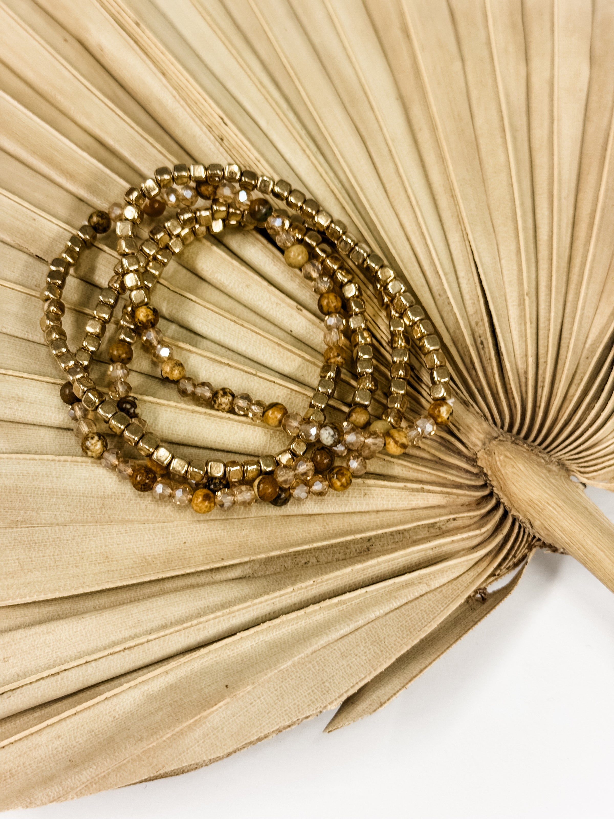 Tory Brass Stone Bracelet