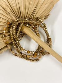 Tory Brass Stone Bracelet