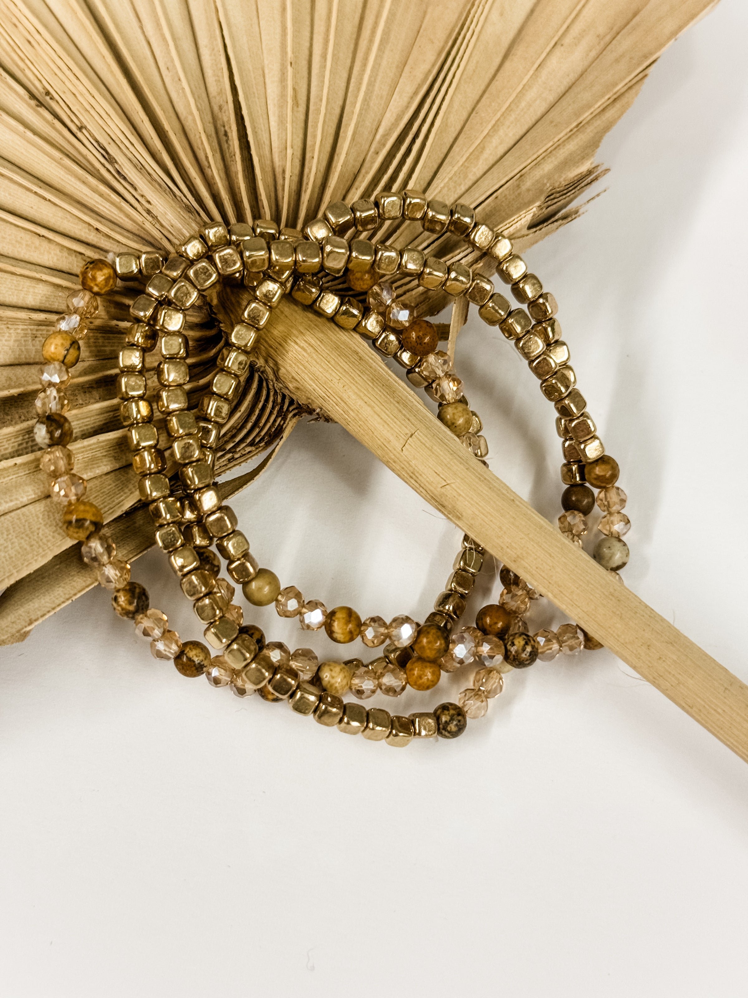 Tory Brass Stone Bracelet