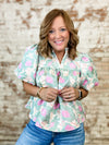 Jessie Floral Jacquard Top