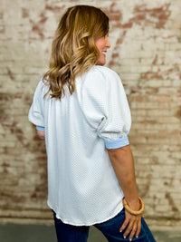 Selma Textured Top