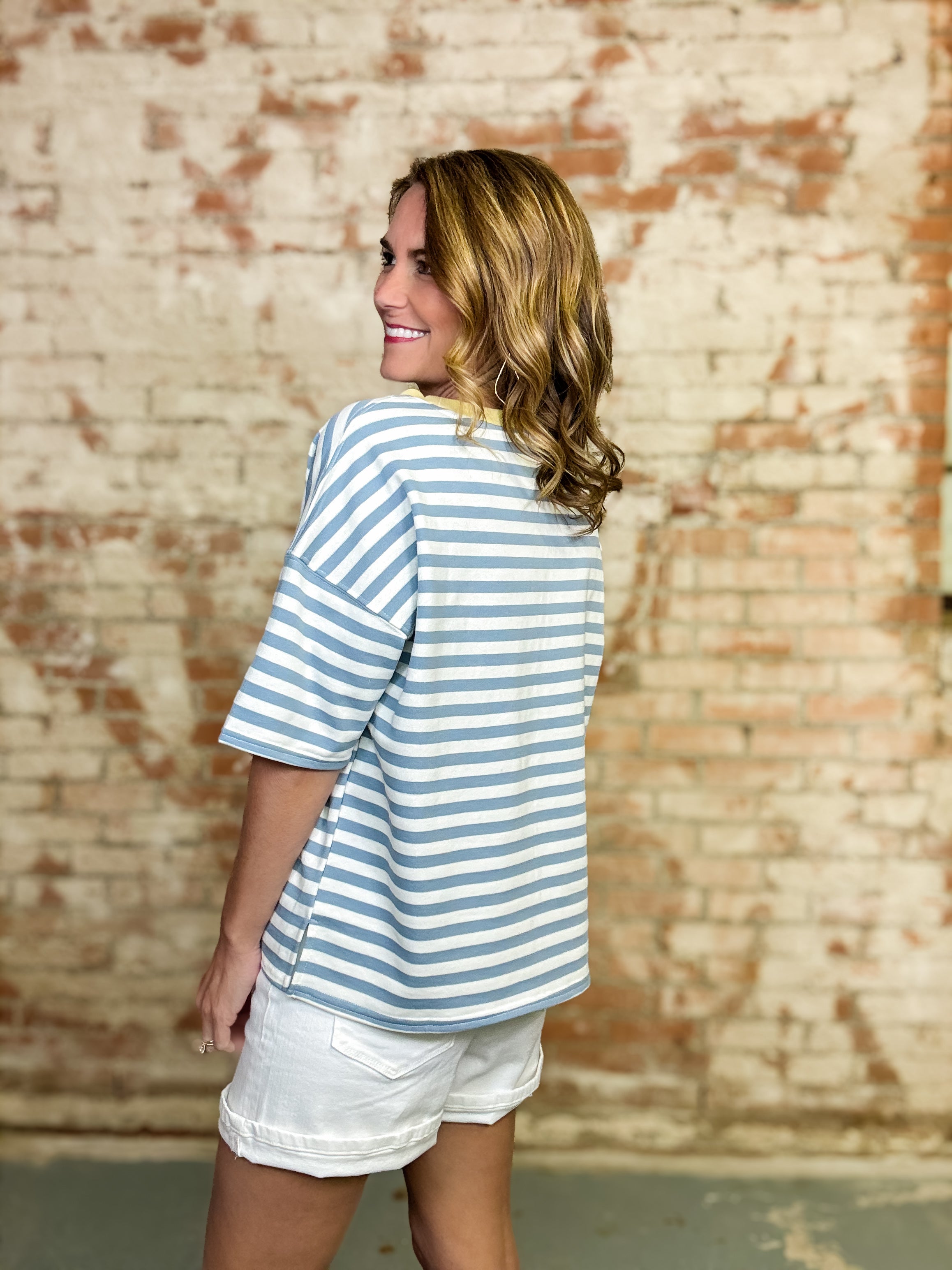 Liana Casual Stripe Top