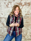 Hollow Plaid Vest