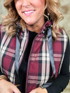 Hollow Plaid Vest