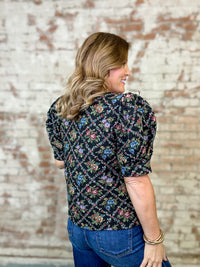 Vail Floral Puff Sleeve Top