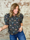 Vail Floral Puff Sleeve Top
