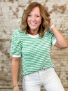 McKinzee Stripe Textured Top