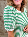 McKinzee Stripe Textured Top
