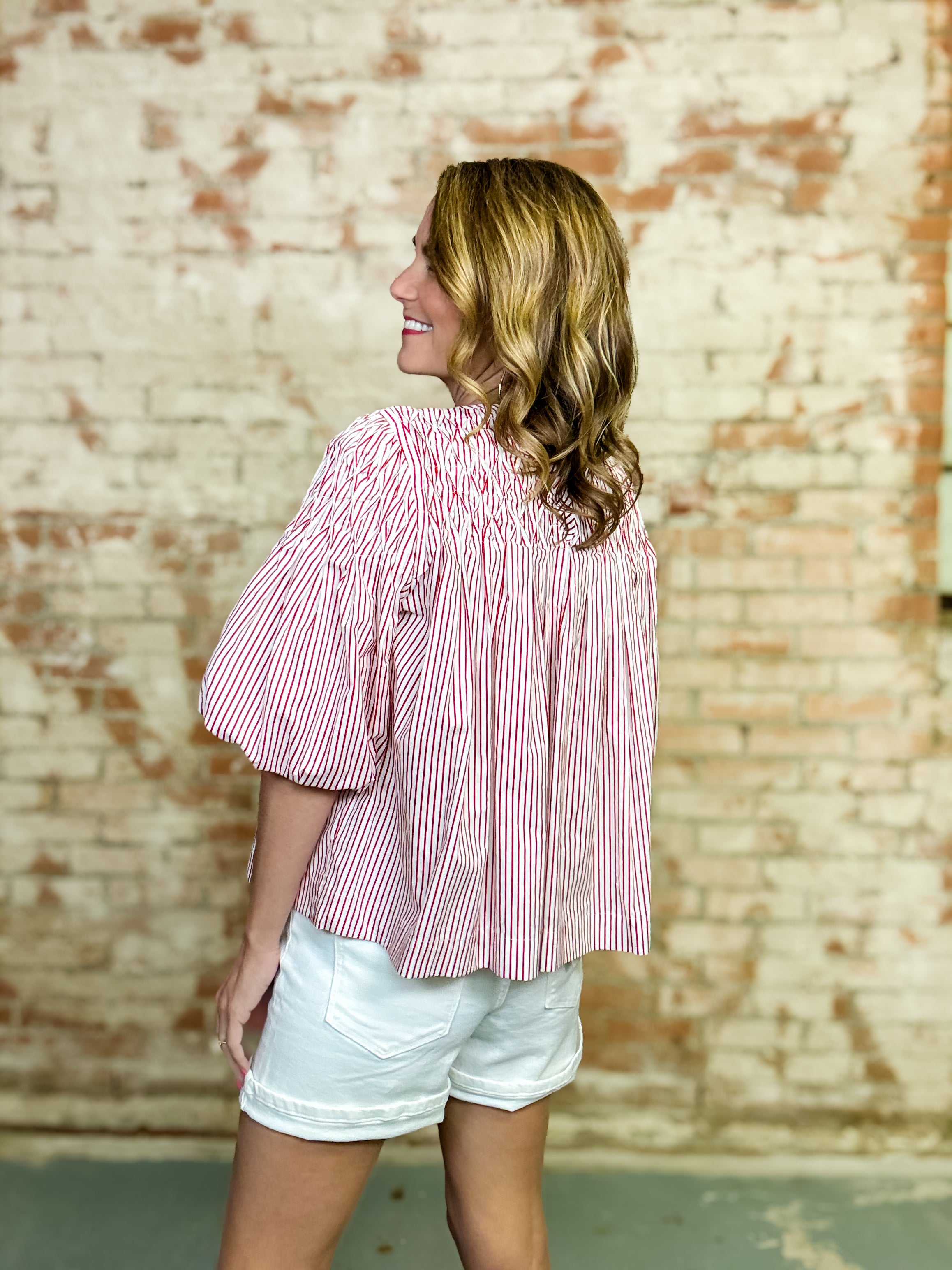 Arlene Stripe Top