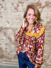 Ashen Foral Top