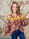Ashen Foral Top