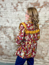 Ashen Foral Top