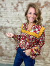 Ashen Foral Top