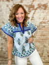 THML Robyn Mixed Print Top