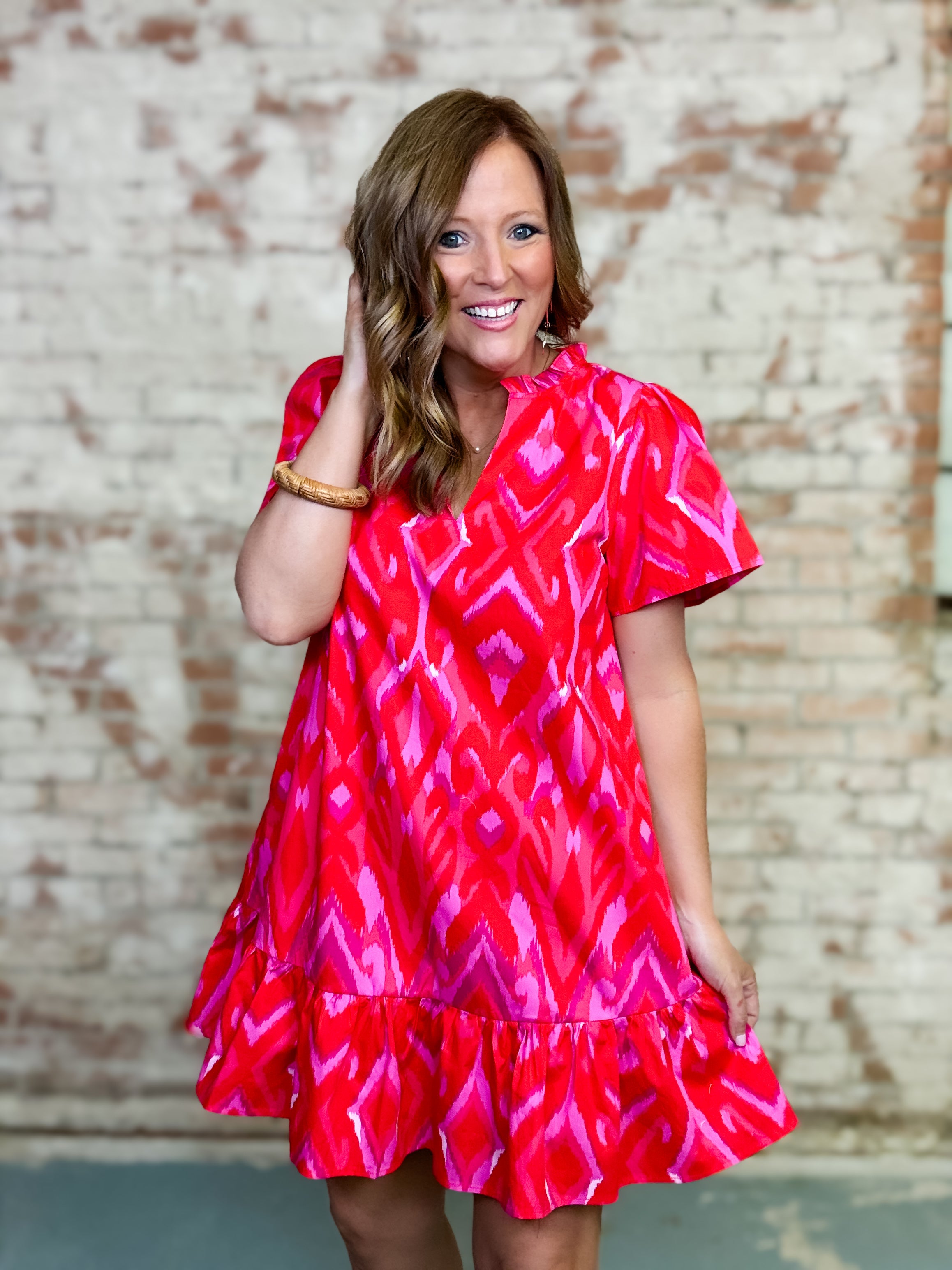 Blevin Ruffled Dress