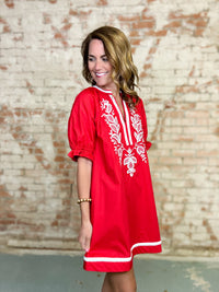 Blanca Embroidered Dress